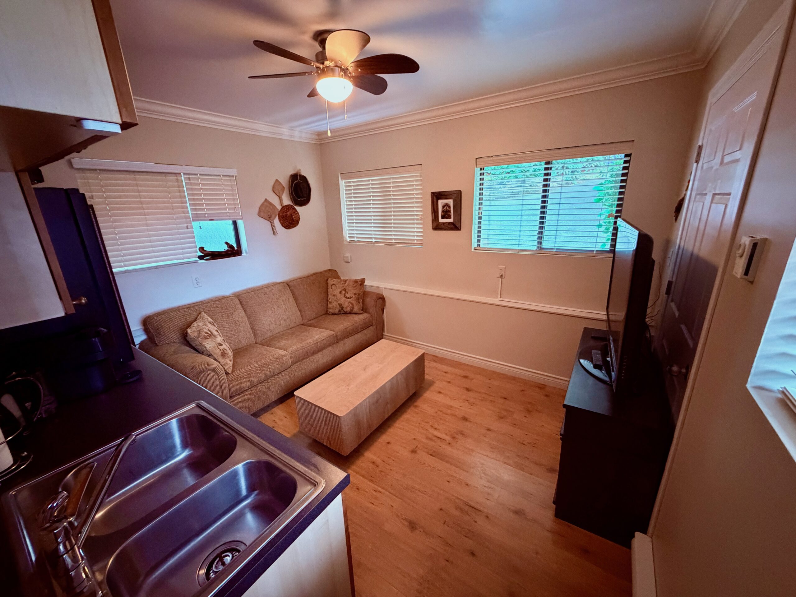 Premium room sofabed seating area